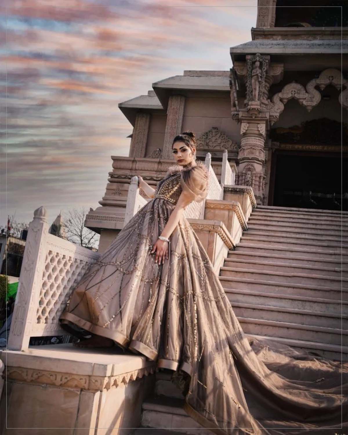 Phoebe-Fawn Shade Gown - Image 4