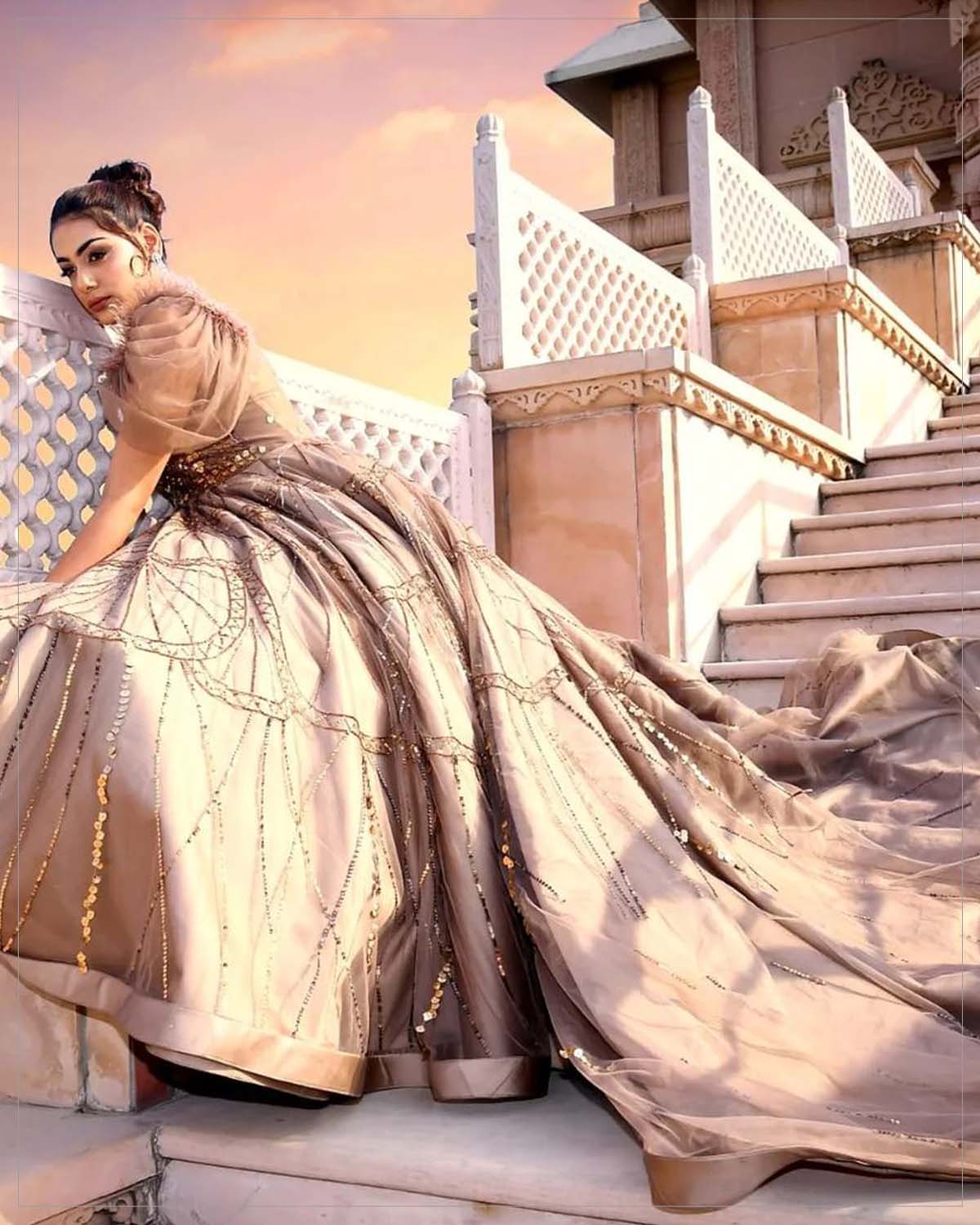 Phoebe-Fawn Shade Gown - Image 3