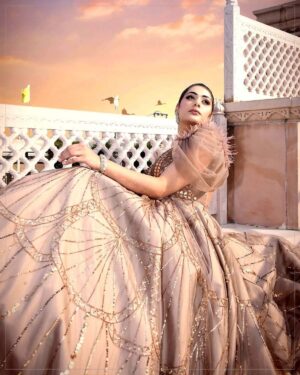 Phoebe-Fawn Shade Gown