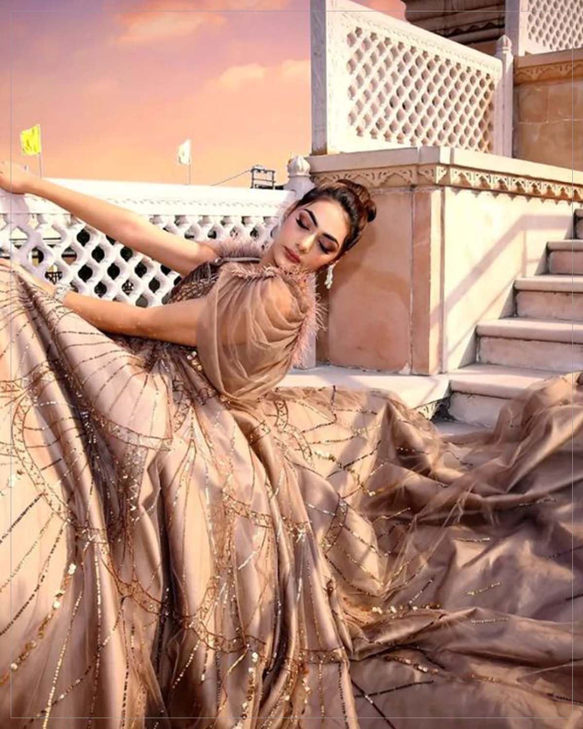 Phoebe-Fawn Shade Gown - Image 2